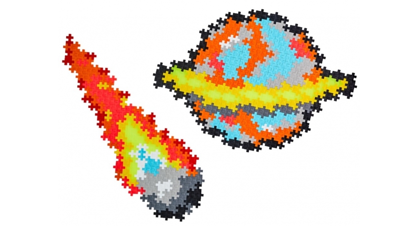 PlusPlus 05102 Puzzle by Number? - 500 pc Space - DIY Kit