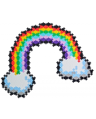 PlusPlus 05103 Puzzle by Number? - 500 pc Rainbow - DIY Kit