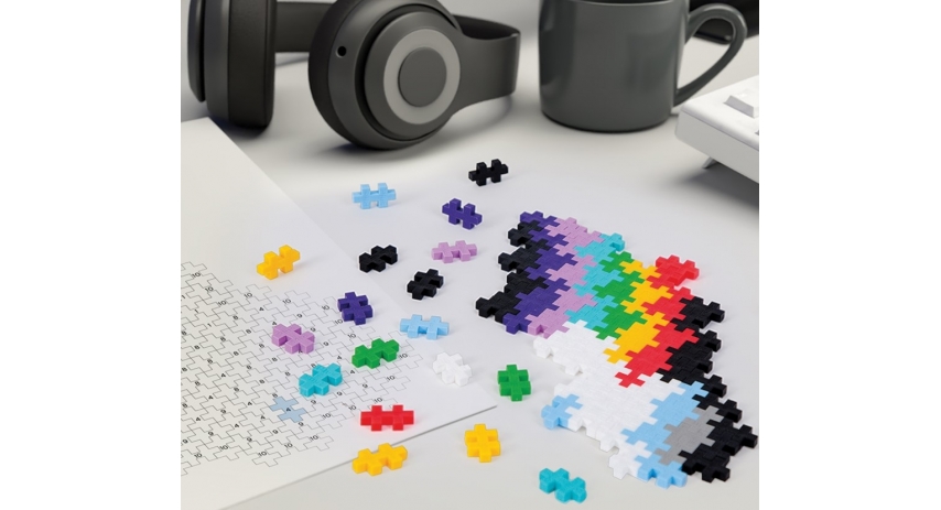 PlusPlus 05103 Puzzle by Number? - 500 pc Rainbow - DIY Kit