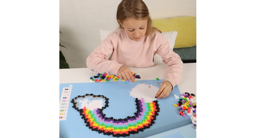 PlusPlus 05103 Puzzle by Number? - 500 pc Rainbow - DIY Kit