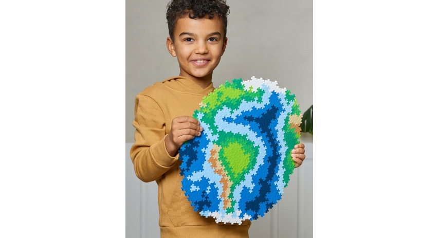 PlusPlus 05104 Puzzle by Number? - 800 pc Earth - DIY Kit