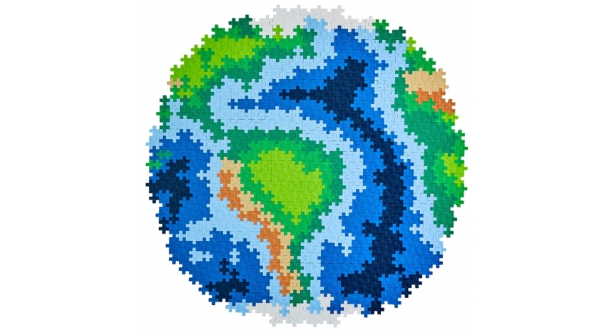 PlusPlus 05104 Puzzle by Number? - 800 pc Earth - DIY Kit