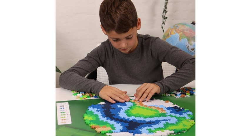 PlusPlus 05104 Puzzle by Number? - 800 pc Earth - DIY Kit