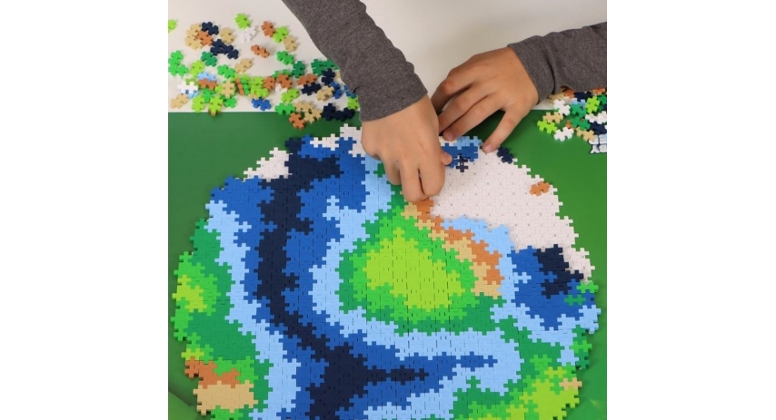 PlusPlus 05104 Puzzle by Number? - 800 pc Earth - DIY Kit