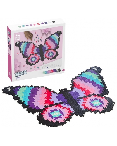 PlusPlus 05105 Puzzle by Number? - 800 pc Butterfly - DIY Kit