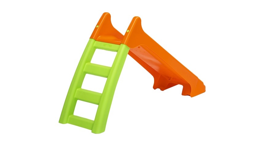 Paradiso Toys First Slide 2-in-1 Indoor/Outdoor, Orange/Green PT02423