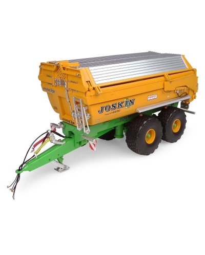 Universal Hobbies 1:32 Scale Joskin Trans-KTP 22/50 Tipping Trailer with Folding Metal Cover Diecast Replica UH6354
