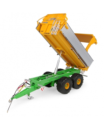 Universal Hobbies 1:32 Scale Joskin Trans-KTP 22/50 Tipping Trailer with Folding Metal Cover Diecast Replica UH6354