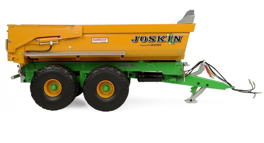 Universal Hobbies 1:32 Scale Joskin KTP 22/50 Tipping Trailer without Cover Diecast Replica UH6355