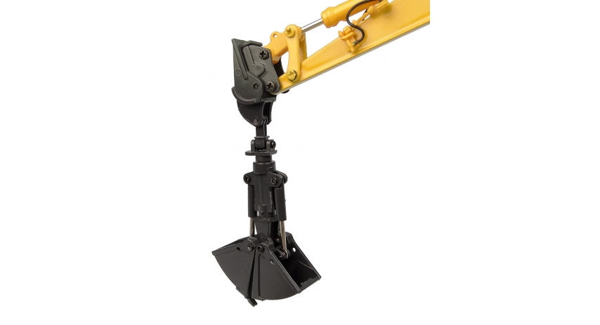 Universal Hobbies 1/50 Scale Komatsu PW148-11 Hydraulic Wheeled Excavator w/Standard & Clamshell Bucket Diecast Replica UH8162