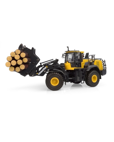 Universal Hobbies 1/50 Scale Komatsu WA475-10 Log Grapple Wheel Loader Diecast Replica UH8165