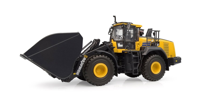 Universal Hobbies 1/50 Scale Komatsu WA475-10 Tool Linkage with High Dump Bucket Diecast Replica UH8171