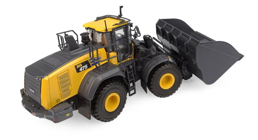 Universal Hobbies 1/50 Scale Komatsu WA475-10 Tool Linkage with High Dump Bucket Diecast Replica UH8171
