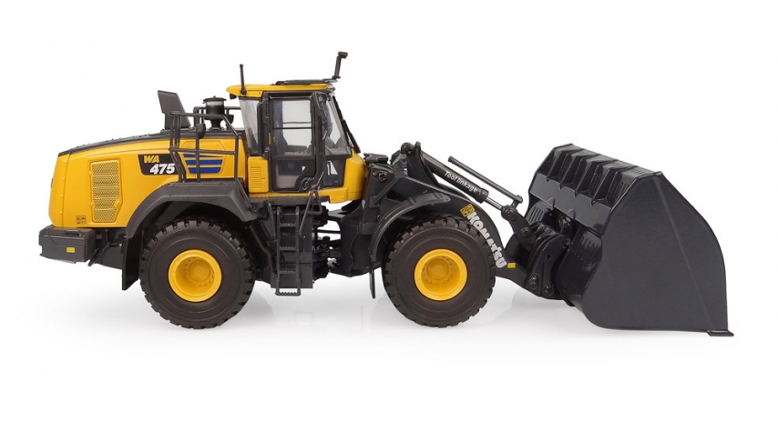 Universal Hobbies 1/50 Scale Komatsu WA475-10 Tool Linkage with High Dump Bucket Diecast Replica UH8171