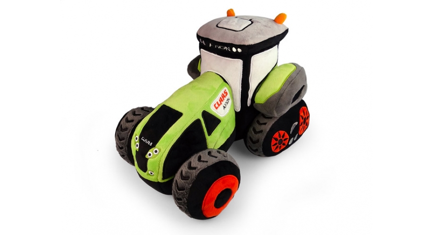 UH Kids Claas Axion with Half Tracks Tractor Soft Plush Toy UHK1141
