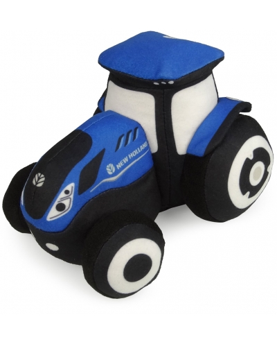 UH Kids Blue New Holland T7 Tractor - Small size - Plush Toy UHK1156 - New