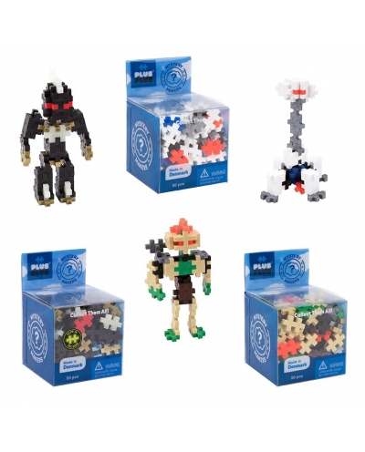 PlusPlus 03783 Mystery Makers Robots - Series 2, Group 1 - DIY Kit
