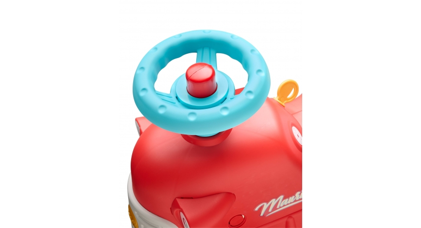 2-in-1 Toddler Push Walker Ride-On Toy with Trailer, Storage & Horn, Baby Walking Aid & Ride-On Tractor Ages 1-3 FA900C