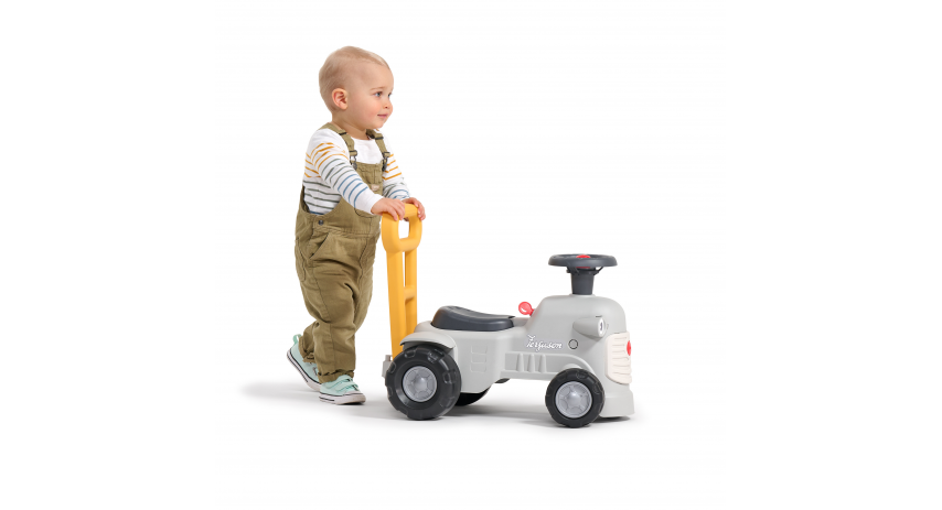 Toddler Push Walker Ride-on Toy Ferguson Tractor with Storage Compartment & Horn for Ages 1-3 FA951