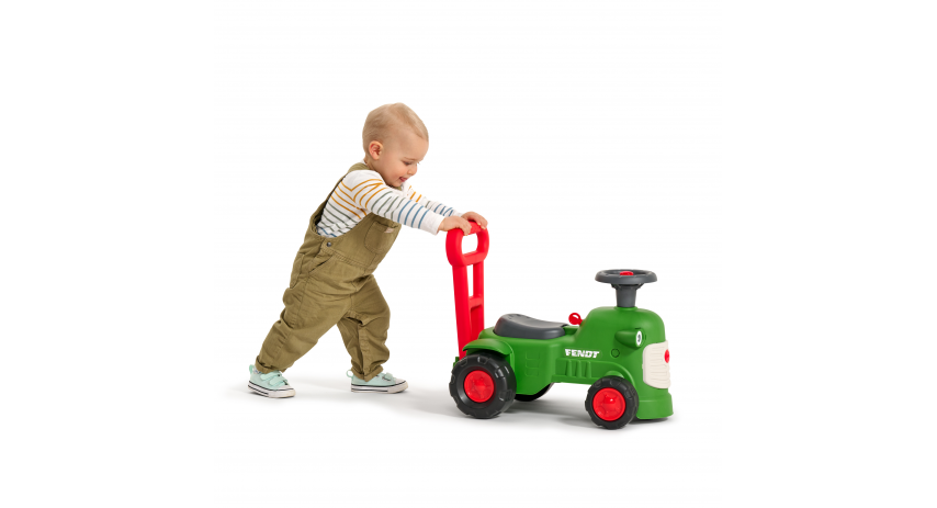 Toddler Push Walker Ride-on Toy Ferguson Tractor with Storage Compartment & Horn for Ages 1-3 FA951