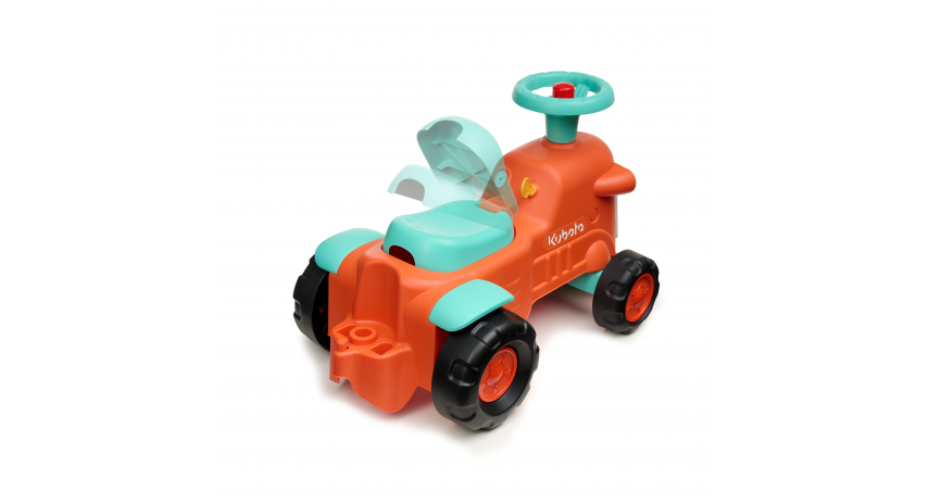 Toddler Push Walker Ride-on Toy Ferguson Tractor with Storage Compartment & Horn for Ages 1-3 FA951
