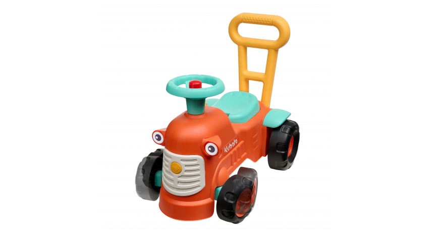Toddler Push Walker Ride-on Toy Ferguson Tractor with Storage Compartment & Horn for Ages 1-3 FA951