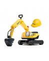 Komatsu Digger Excavator Ride-on Toy With Storage & Helmet, Construction Vehicle for Kids Ages +3 FA146