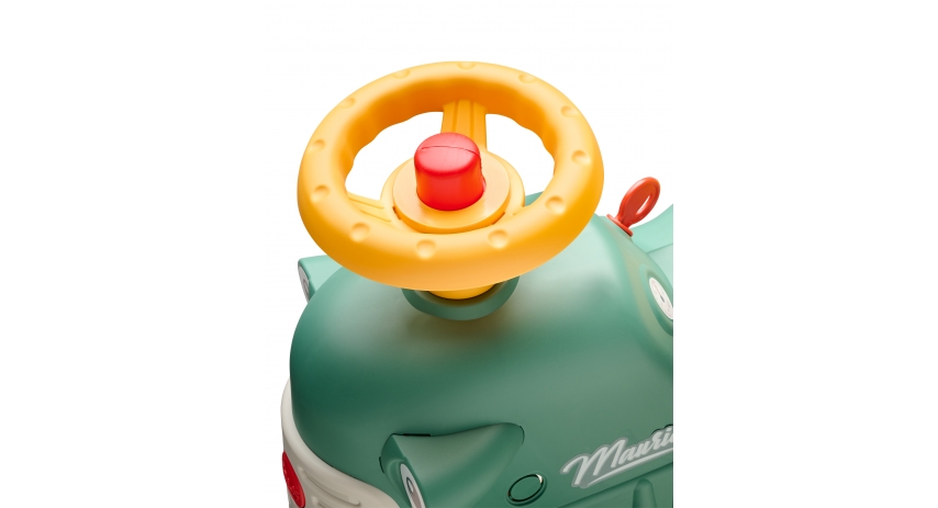 Toddler Push Ride-On Toy Tractor with Trailer, Storage & Horn for Kids Ages 1-3 FA901C