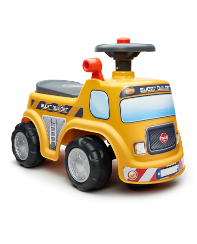 Toddler Push Ride-on Truck "Super Builder" with Trailer&Sand Playset, Construction Vehicle Toy for Kids Ages 1-3 FA706C