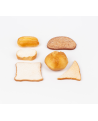 Realistic Bread Play Food Set for Toddlers, 6-Piece Play Kitchen Food for Ages 2+ LAP41094