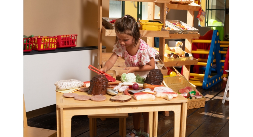 12-Piece Realistic Meat Play Food Set, Pretend BBQ & Kitchen Toys for Toddlers & Kids 2+ LAP41073